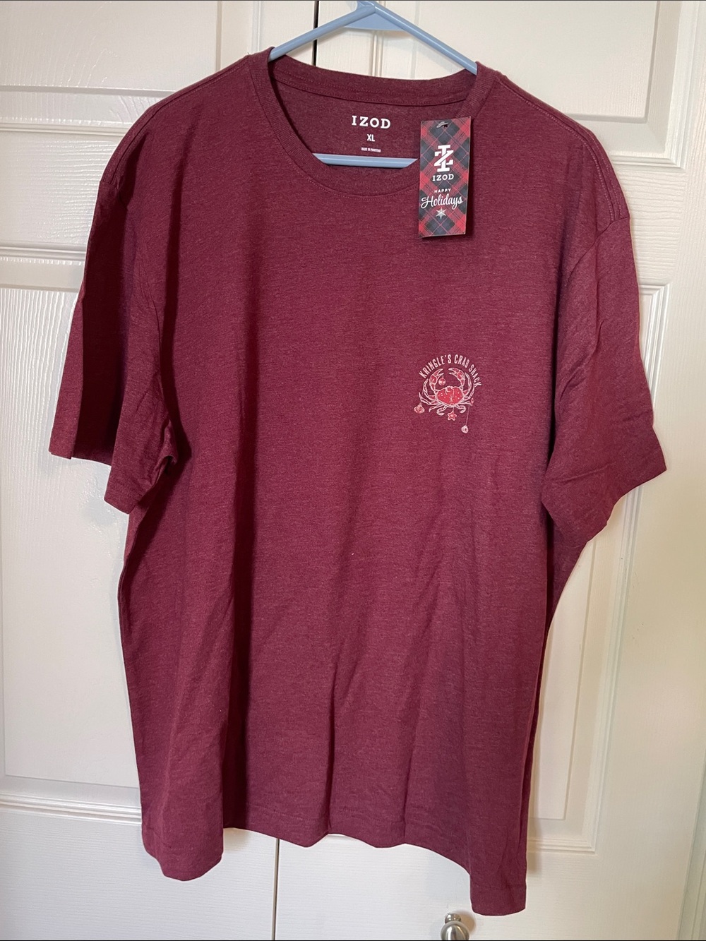 Men's Izod Short Sleeve Holiday Graphic Tee